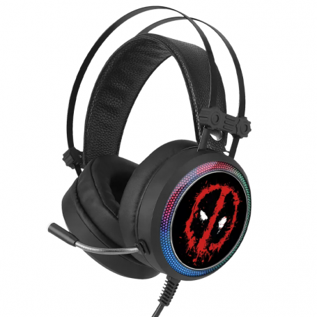 AURICULARES GAMING DEADPOOL MARVEL NEGRO