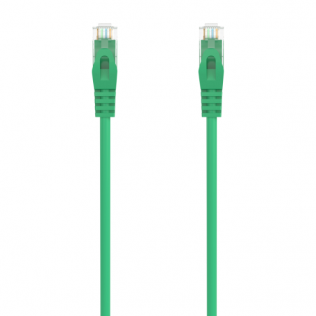 CABLE DE RED AISENS LATIGUILLO RJ45 LSZH CAT.6A 500 MHZ UTP AWG24 VERDE 25CM