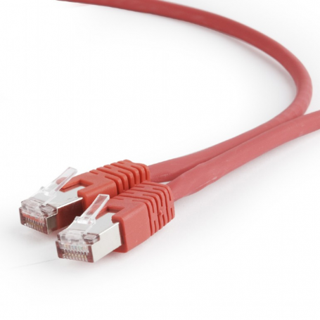 CABLE RED S-FTP GEMBIRD  CAT 6A LSZH ROJO 0,5 M