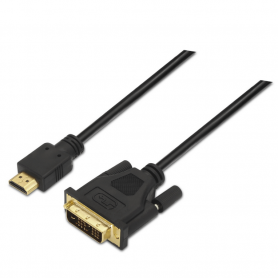 CABLE AISENS DVI A HDMI DVI18 1 M-HDMI A M NEGRO 1.8M