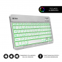 TECLADO TABLET SUBBLIM SMART BACKLIT BT KEYBOARD SILVER