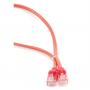 Cable CAT5E UTP moldeado 0,25m Rojo