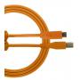 U96001OR - ULTIMATE AUDIO CABLE USB 2.0 C-B ORANGE STRAIGHT 1,5M