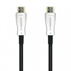 CABLE HDMI AISENS V2.0 OPTICO ACTIVO AOC 4K60HZ M/M 15M NEGRO