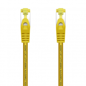 CABLE RED AISENS LATIGUILLO RJ45 LSZH CAT.7 SFTP PIMF 0.5M AMARILLO