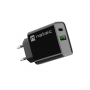 CARGADOR NATEC RIBERA 20W 1XUSB-A + 1XUSB-C PD3.0 QC3.0 NEGRO