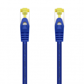 CABLE RED AISENS LATIGUILLO RJ45 LSZH CAT.7 SFTP PIMF 25CM AZUL