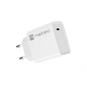 CARGADOR NATEC RIBERA 20W 1XUSB-C PD3.0 QC3.0 BLANCO