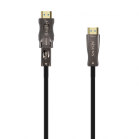 CABLE HDMI AISENS V2.1 OPTICO ACTIVO AOC DESMONTABLE 8K60HZ M/M 15M NEGRO