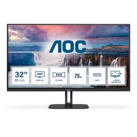 MONITOR AOC 31,5" Q32V5CE/BK QHD 75HZ FREES USB-C 3SFL