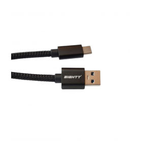 CABLE EIGHTT  USB 3.0  TIPO C  1M PVC NEGRO