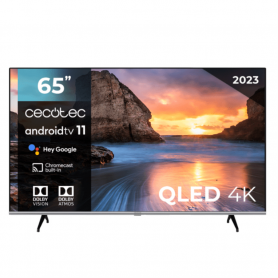 TV CECOTEC 65" QLED 4K ANDROIDTV 11 VQU10065