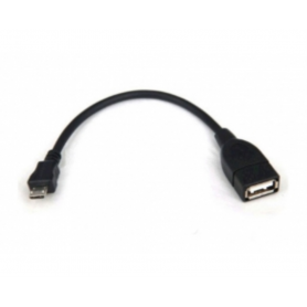 CABLE 3GO MICRO USB-USB M/H OTG 2.0 15CM