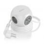 REGLETA ENCHUFES AISENS 3 TOMAS + 2XUSB-C, 2XUSB-A 1.4M BLANCO