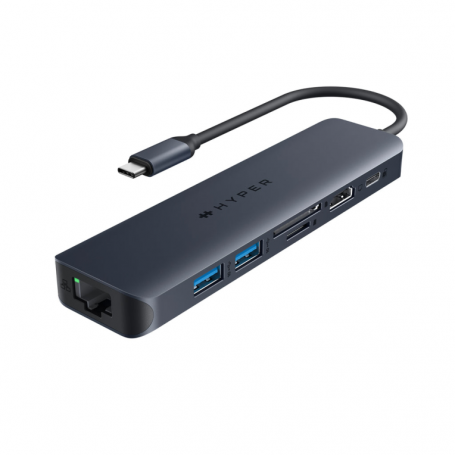 HYPER DRIVE ECOSMART GEN.2 UNIVERSAL USB-C® 7-IN-1 HUB W 100 W PD POWER