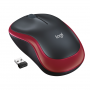 RATON LOGITECH M185 INALAMBRICO ROJO