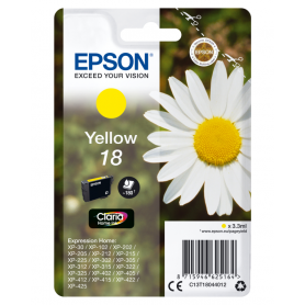 TINTA EPSON AMARILL 18 CLARIA HOME BL