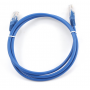 Cable CAT5E UTP moldeado 1m Azul