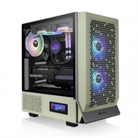 CAJA THERMALTAKE CERES 300 TG ARGB E-ATX 2XUSB 3.2 SIN FUENTE VERDE MATCHA