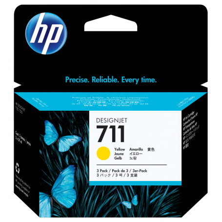 TINTA HP 711 AMARILLO