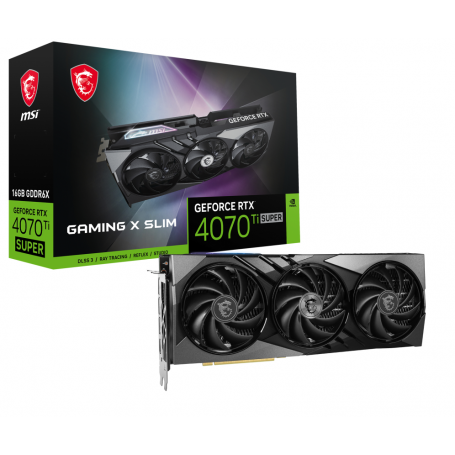 TARJETA GRAFICA MSI GEFORCE RTX 4070 Ti SUPER 16GB GAMING X SLI