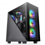 CAJA THERMALTAKE DIVIDER 300 TG ARGB ATX 2XUSB 3.2 SIN FUENTE NEGRO