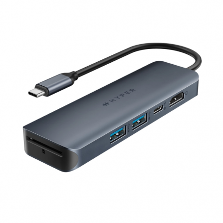 HYPER DRIVE ECOSMART GEN.2 UNIVERSAL USB-C® 6-IN-1 HUB W 100 W PD POWER