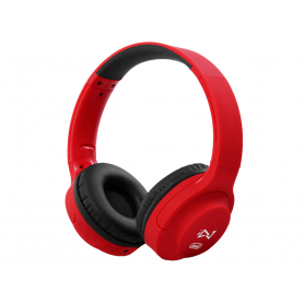 AURICULARES ESTÉREO DIGITAL CON MICRÓFONO 1,2 M CABLE TREVI DJ 601 M ROJO